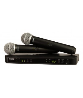 SHURE BLX288/PG58 WIRELESS DUAL VOCAL SYSTEM