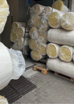 5CM 厚 玻璃纖維吸音棉 4尺X50尺 (200尺) 一卷裝 FIBER GLASS INSOLATION