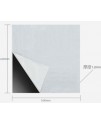 60X60CM  鐵粉牆身 隔音氈 阻尼隔音毡 (1.2mm厚)
