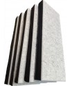 散件 6CM厚 倒角高密度款 20CMX60CM 帶背膠隔音棉 複合 聚酯纖維吸音板