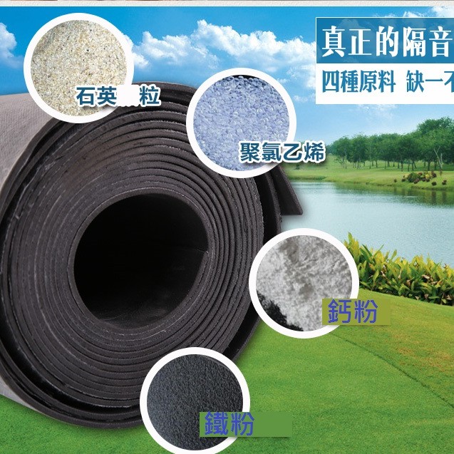 1米X10米 鐵粉牆身 隔音墊 隔音毯 隔音氈 (2mm厚)