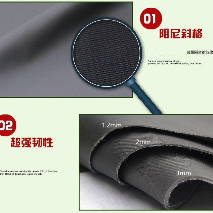 1米X10米 鐵粉牆身 隔音墊 隔音毯 隔音氈 (2mm厚)