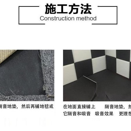 1米X1米 減震 复合隔音墊 (11mm厚)