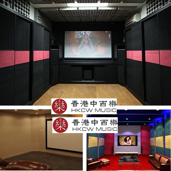 3CM厚 倒角高密度款 120CMX60CM 帶背膠隔音棉 複合 聚酯纖維吸音板