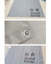 CSAS 1.8X2米 X0.4MM厚 高密度PVC 工程隔音布 地盤防音布 帆布隔音屏障