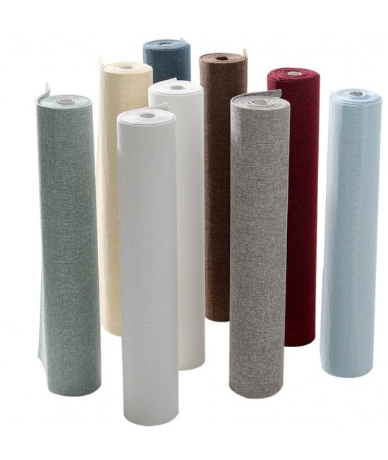 CSAS 0.65米X2.8米 X 5MM厚 帶背膠加厚亞麻布 吸音牆布 加厚牆布