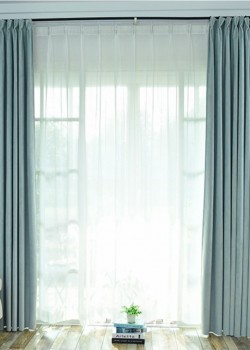 3層 吸音隔音 天鵝絨絨布 隔音窗簾 全遮光隔音窗簾 隔音布 (1.45X1.8米)