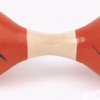 23CM 兒童木質 雙頭大沙錘 maraca