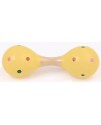 23CM 兒童木質 雙頭大沙錘 maraca