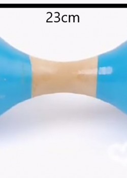 23CM 兒童木質 雙頭大沙錘 maraca
