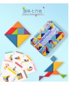 兒童 木製七巧板 鐵盒裝