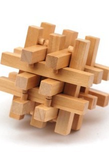 十八羅漢柱 方塊積木 立方體積木 孔明鎖 魯班鎖