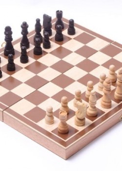 中國 國際象棋 折疊式 木盒裝