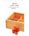 木製孔明鎖 魯班鎖 木盒裝 (六件套裝)