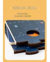 兒童 木製 太陽系八大行星 拼圖配對板