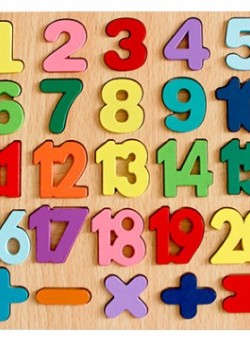 數字 配對板拼板 數字認知手抓板