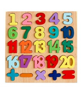 數字 配對板拼板 數字認知手抓板