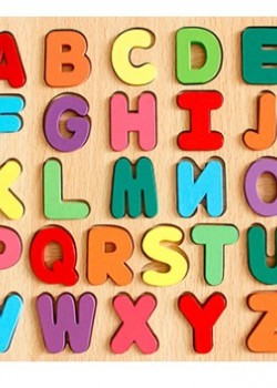 字母 配對板拼板 字母認知手抓板