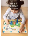 兒童 木質磁性 垃圾分類配對板 配對認知板