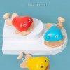 卡通木製 魚響板 舞板 响板 (單個裝)