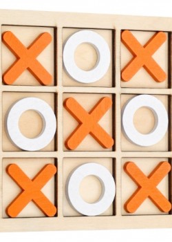 兒童木製 XO三連 井字棋 木製井字過三關