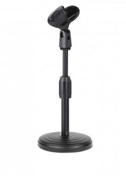 座檯桌式 伸縮升降 咪架 MIC STAND 話筒架 U型咪夾款 塑膠底座款