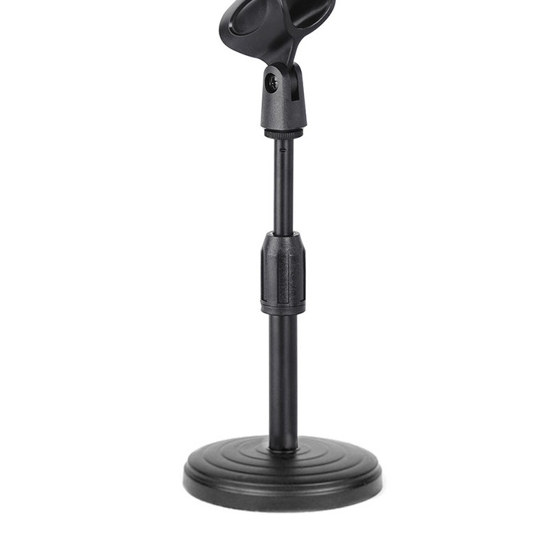座檯桌式 伸縮升降 咪架 MIC STAND 話筒架 U型咪夾款 塑膠底座款