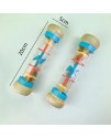20CM 大木質款塑膠轉心 雨聲沙筒 maraca(單個裝) ST02