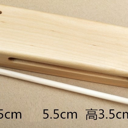 兒童 木質 方梆子 木盒木魚 (單個裝)