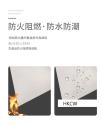 1米X5米 鐵粉牆身 白色PVC 環保阻尼隔音墊 隔音毯 隔音氈 (3mm厚)