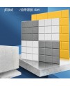 9MM厚 倒角高密度款 格仔款 60CMX60CM 帶背膠 聚酯纖維吸音板