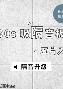  台灣品牌 90s 立體纖維吸隔音板 5件裝 90s Acoustic Panel 5pieces