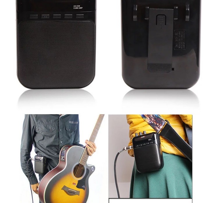 Aroma AG03M USB 充電迷你吉他音箱