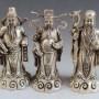 白銅福祿壽三星