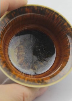 砂金釉陶瓷茶杯