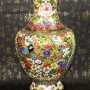 景泰藍花絲銀藍15寸花瓶