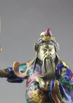 景泰藍關公像
