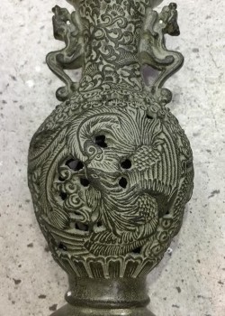  青銅 銅龍壺