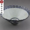 青花花邊瓷碗