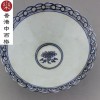 青花花邊瓷碗