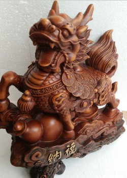 樹脂 麒麟擺件