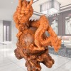 樹脂 龍抓珠擺件