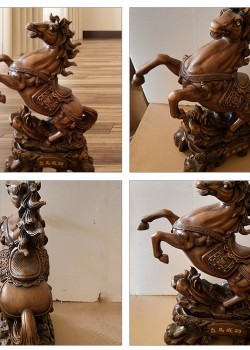 樹脂 馬擺件