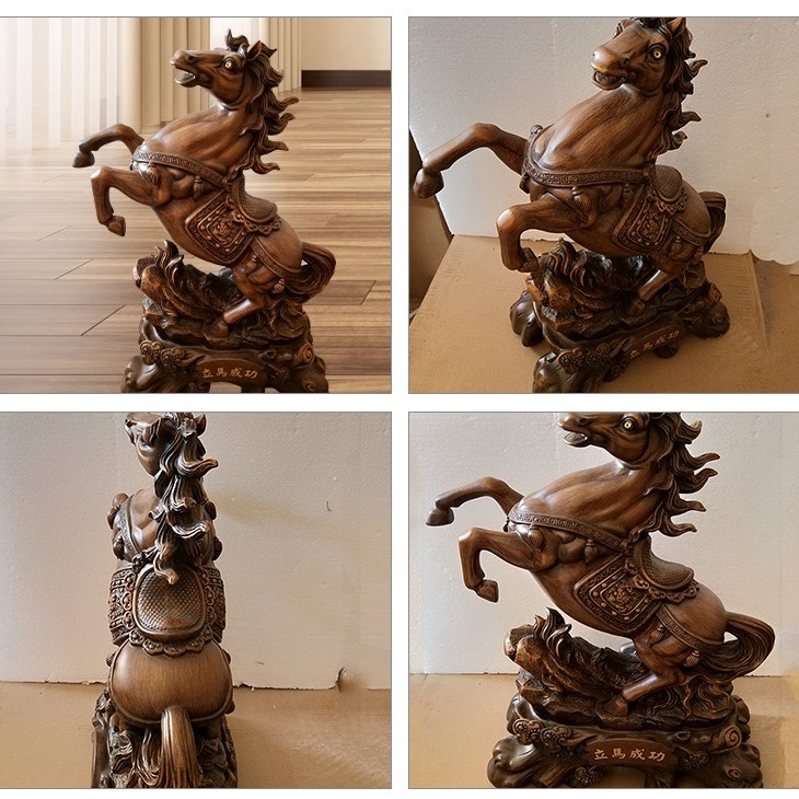 樹脂 馬擺件