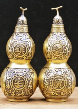 銅葫蘆 一對