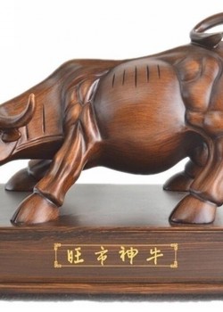 樹脂 神牛擺件