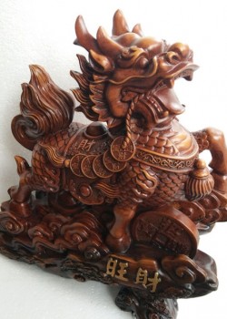 樹脂 麒麟擺件