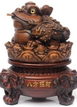 樹脂 金蟾擺件