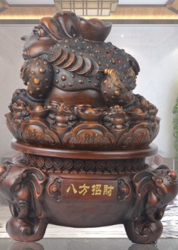 樹脂 金蟾擺件