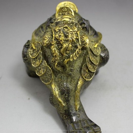 黃銅手工雕刻 小金蟾